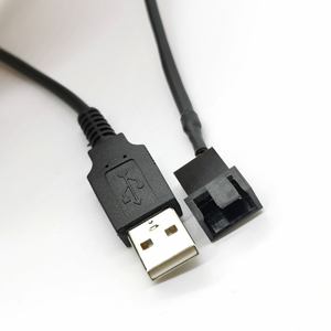 机箱USB 2.0到风扇小4P 3Pin 5v电源电脑线束电缆 - Product Image 6