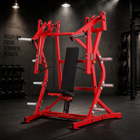 Xinrui Machine de musculation professionnelle Iso-latérale à charge par plaques pour développements pectoraux