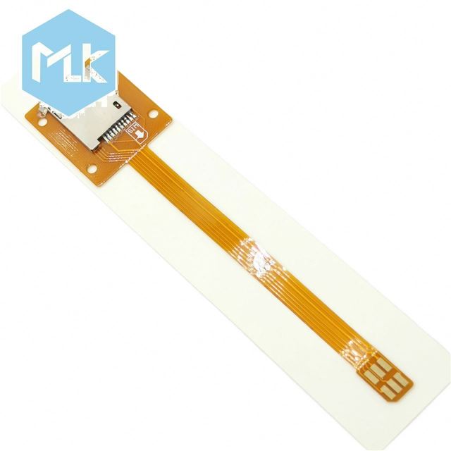 MLK 150mm Length SIM to Nano SIM Card Extender with Push Slot FPC Flat Cable Online Sale PVC Insulation Material
