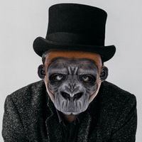Masque de gorille singe amusant en mousse PU pour fête d'Halloween, 24*20cm, pour le commerce extérieur (Wish, AliExpress)