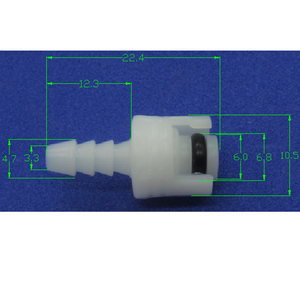 Peças de pressão arterial do conector do GÁS do material do LC-05 ABS para o ex-tubo BP, mangueira de ar, manguito NIBP, esfigmomanômetro eletrônico - Product Image 4