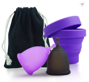 Lohas-Tazas esterilizadoras de silicona, <span class=keywords><strong>copa</strong></span> <span class=keywords><strong>Menstrual</strong></span> <span class=keywords><strong>plegable</strong></span>, limpiador, soporte de lavado - Product Image 5