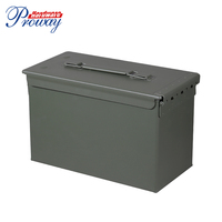 Boîte de rangement rigide étanche Proway en acier avec serrure à clé, 31x15x18,5cm, 14kg, pour bureaux de direction