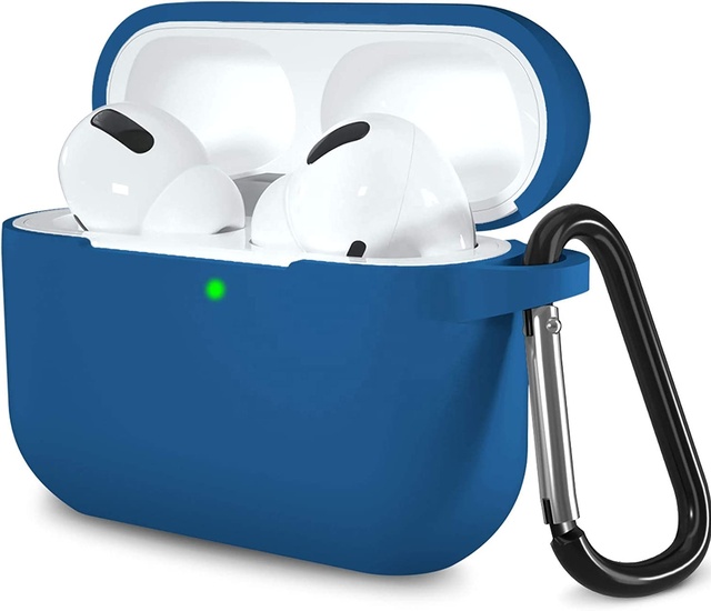Custom Logo Soft Silicone Full Protective Cover Shockproof Case with Carabiner for Apple airpods Pro 3rd Gen 2025 Pro 2