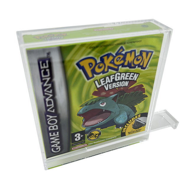 Custom GBA GBC Gameboy Game Booster Box Premium Acrylic Display Protector Case