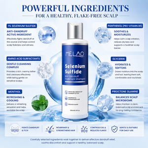 Shampoo Antiforfora a Marchio Privato con <span class=keywords><strong>Solfuro</strong></span> <span class=keywords><strong>di</strong></span> <span class=keywords><strong>Selenio</strong></span>, Shampoo Antiforfora per l'Equilibrio del Cuoio Capelluto e il Controllo del Sebo, Produttore <span class=keywords><strong>di</strong></span> Shampoo per Capelli - Product Image 2