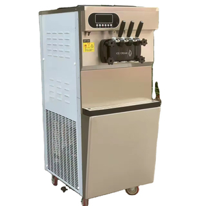 Máquina comercial profesional de helados de alta producción, servicio suave de Gelato de 3 sabores para restaurantes que usan agua con leche cruda - Product Image 1