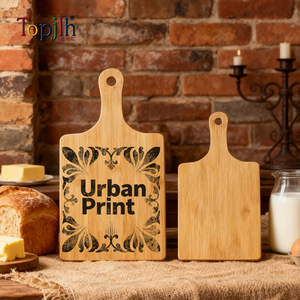 Topjlh High-Quality Bamboo Chopping <strong>Board</strong>, Sublimation Cutting <strong>Board</strong> Blanks Custom Heat-Transfer <strong>Option</strong>, for Kitchen Needs - Product Image 2