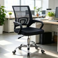 Chaise de bureau exécutive ergonomique en maille, dossier haut, de haute qualité, entièrement en maille, robuste et large, pour bureau