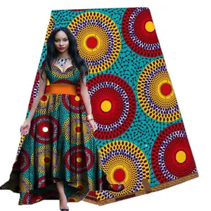 African wax cotton fabric Double-sided printed Imitation wax fabrics for clothing