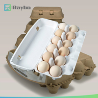 RAYBO <strong>Best</strong> <strong>Selling</strong> Low Price Custom 6/ 10 /12/ 15/ 30 Cells Paper Pulp <strong>Egg</strong> <strong>Cartons</strong> <strong>Egg</strong> Tray Box
