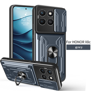 Custodia per Telefono Antiurto con Supporto Girevole e Finestra Scorrevole per Nokia X100 G400 G42 G22 G21 G10 C31 C30 <span class=keywords><strong>C21</strong></span>+ con Portafoglio - Product Image 3