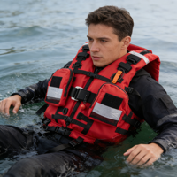 Équipement de sauvetage aquatique lourd, gilet de sauvetage 150N Rapids pour la lutte contre les incendies, la gestion des inondations, le sauvetage d'urgence et les interventions de secours