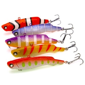 Leurre Artificiel Rigide <span class=keywords><strong>VIB</strong></span> Vibrant en Silicone Coloré Bionique Rempli de Plomb, 95 cm, pour Pêche en Glace à Longue Portée et Toutes Profondeurs - Product Image 4