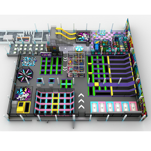 Fabricant de trampolines conçu en Pologne, <span class=keywords><strong>trampoline</strong></span> intérieur de grande taille de 2070 mètres carrés et parc de trampolines commercial en Pologne - Product Image 2