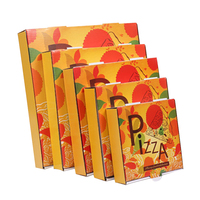 Boîte à pizza biodégradable de 9 pouces avec logo personnalisé, boîte à pizza pour la restauration rapide, boîte à pizza à emporter, boîte à pizza en papier ondulé de qualité alimentaire