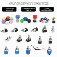 Tombol Tekan Footswitch Gitar Kustom untuk Pedal Efek Gitar