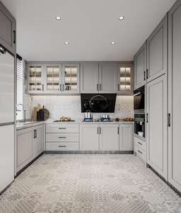 Cuisine Santopova de style chinois avec îlot, à vendre, meubles de cuisine élégants - Product Image 2