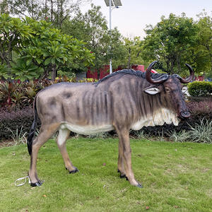 Sculpture en fibre de verre écologique, animal réaliste simulé, décoration de paysage forestier de parc extérieur, petit modèle - Product Image 2