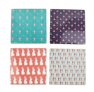Posavasos cuadrado de cerámica para bar, tazas de azulejos de sublimación, 4 pulgadas - Product Image 4