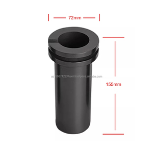 Creuset en graphite de haute pureté, résistant à l'usure, vente en gros, 10 kg, résistant aux hautes températures, teneur en carbone de 99,99 % pour la fusion - Product Image 6