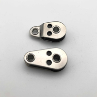 Pulley Blok Putar Baja Tahan Karat 19mm untuk Kapal Layar Mini, Penggunaan Rumah Tangga, OEM