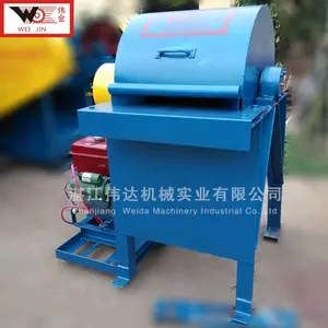 WEIJIN Diesel engine mobile sisal fiber extracting decorticator