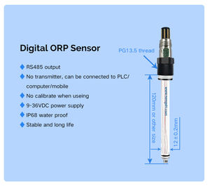 30 anos Nengshi sonda redox ORP digital Redox measureme ORP eletrodo RS485 -2000MV ~ + 2000mV sensor redox ORP digital - Product Image 3