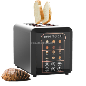 Hẹn Giờ Kỹ Thuật Số Tự Động Toaster Chức Năng Âm Thanh 6 Bánh Mì Loại Cài Đặt Thép Không Gỉ Màn Hình Cảm Ứng Điện Toaster Cho Bánh Sandwich - Product Image 6