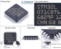 IC CHIP STM32G071C8T6 64KB ARM-M0 36KB FLASH 44 LQFP-48 Microcontroller Units (MCUs/MPUs/SO IC components K4A8G165WG-BCWE