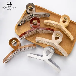 Fermaglio per Capelli Asimmetrico Fatto a Mano Goreisi, Versatile Accessorio per Capelli, Stile Dolce e Fresco per <span class=keywords><strong>la</strong></span> Parte Posteriore della <span class=keywords><strong>Testa</strong></span> - Product Image 4