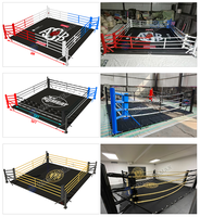 Anneau de boxe pliable de haute qualité MMA ONEMAX, arène de boxe portable avec logo personnalisé pour l'entraînement et la compétition, utilisation en intérieur et en extérieur