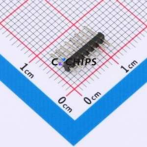 A127UP-ZD08P Pin Header Through hole Component (THT),P=1.27mm Connector 1x8P 1.27mm Pin Header Single Row - Product Image 1