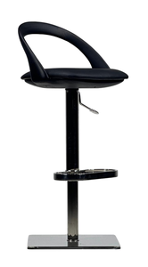 Tabouret de bar moderne rembourré, chaise de bar avec siège rembourré doux et base en métal robuste pour îlot de cuisine, mobilier de bar à domicile - Product Image 4