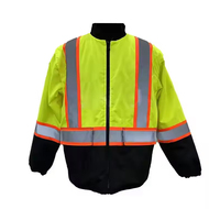 Combinaison personnalisée pour les travailleurs sanitaires, vêtements pour les travailleurs environnementaux, veste de sécurité réfléchissante avec fermeture éclair