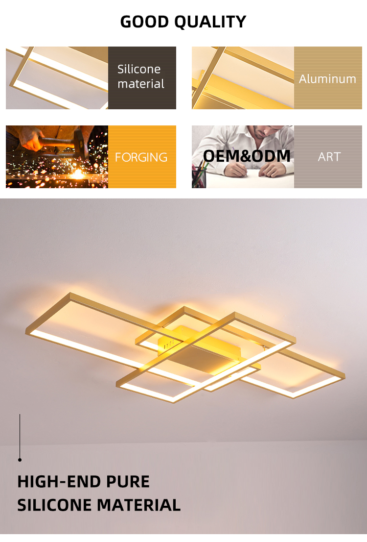 Minimalist Living Room ALuminum PC Ceiling Flush Mount Modern Led Ceiling Lamp