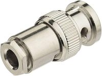 Connecteur d'adaptateurs RF à pince à souder BNC mâle personnalisable fourni en usine avec un matériau de contact en cuivre et laiton