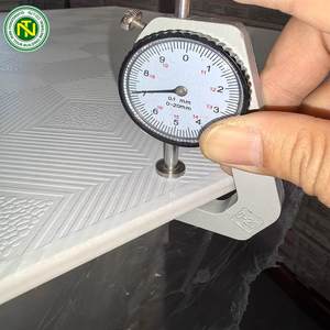 Chuyên nghiệp 600x600mm thạch cao PVC gạch trần hình vuông chống cháy và chống ẩm thiết kế nghệ thuật - Product Image 3