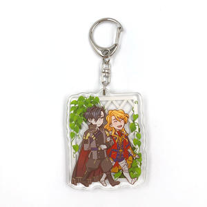 พวงกุญแจอะคริลิคสองด้าน3D พิมพ์ลายอะนิเมะแบบกำหนดเอง - Product Image 2