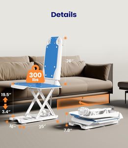 Poltrona Elettrica <span class=keywords><strong>per</strong></span> <span class=keywords><strong>Vasca</strong></span> <span class=keywords><strong>da</strong></span> <span class=keywords><strong>Bagno</strong></span> <span class=keywords><strong>per</strong></span> Anziani, Sedile Reclinabile Regolabile, Impermeabile, con Telecomando, <span class=keywords><strong>Ausilio</strong></span> <span class=keywords><strong>per</strong></span> il Trasferimento Sicuro - Product Image 4