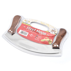 เครื่องตัดนูกัตสแตนเลสสองชั้นสำหรับครัวเบเกอรี่ พร้อมด้ามไม้ ขายส่ง - Product Image 3