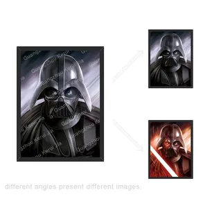Póster 3d lenticular de Star Wars, Marco de imagen de póster de Anime lenticular, 30x40, el más vendido