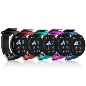 D18 Smart Bracelet Sport Wristbands Fitness Tracker Heart Rate Monitor Watch Smart Band PK M4 M5 Smartwatch