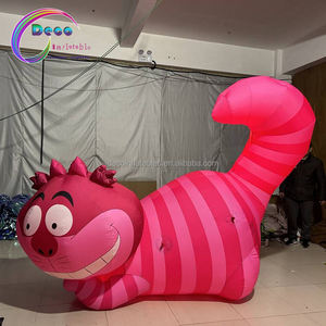Inflable de dibujos animados Animal modelo Rosa lindo Led inflable <span class=keywords><strong>gato</strong></span> de Cheshire - Product Image 5