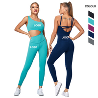 Bodycon Unitard combinaisons entraînement combishort Active Gym Fitness body course grande taille combinaisons une pièce femmes Yoga combinaison