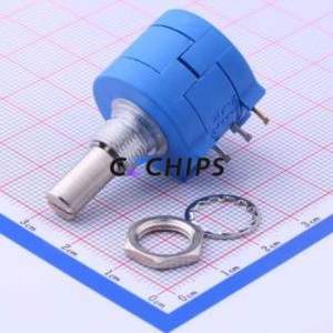 Resistencia Ajustable/Potenciómetro 3590S-2-103L (Resistencia: 10kOhm) (Precisión: 5%) (Potencia: 2W) - Product Image 2