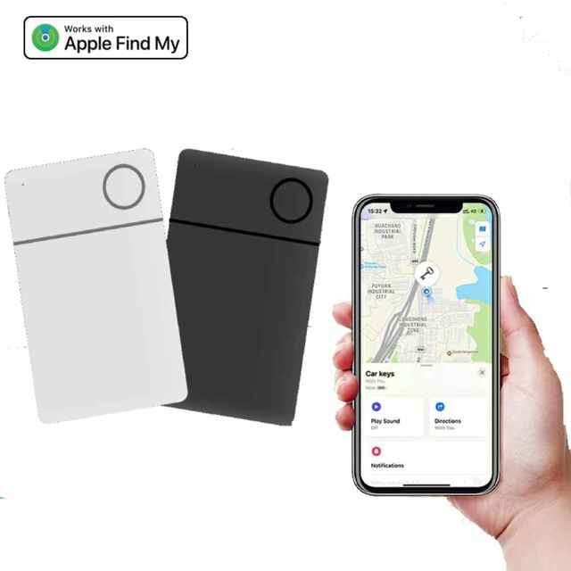 New Ultra Thin MFI Certified Card Wallet Smart Tag Finder Suit case Air Tag Luggage Tracker Pet GPS Device Card AirTag Tracker