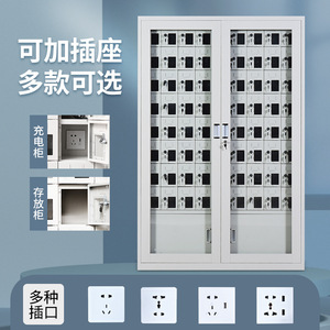 ตู้ชาร์จโทรศัพท์มือถือ Ke Lan แบบ 10 ชั้น ประตูกระจก ชาร์จผ่าน USB ใช้ในห้องสอบโรงเรียน ห้องประชุม - Product Image 4