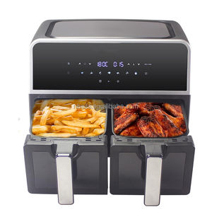 Aifa doppio cestino 9l 4.5L grande capacità di nuovo Design doppio friggitrice ad aria doppia due Zone <span class=keywords><strong>2</strong></span> cestello profondo caldo digitale friggitrice ad aria elettrica - Product Image 2