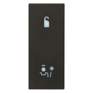 หน่วยรายงานสถานะห้อง สีดำ 5.6 H 3.6 L 2.7 W ไฟแสดงสถานะ - Product Image 1